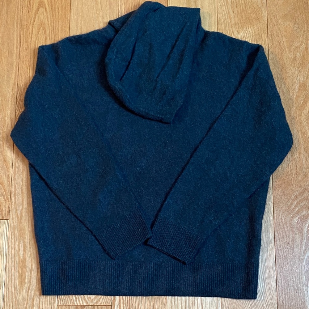 NAADAM Women’s Cashmere Dark Green Hooded Sweater